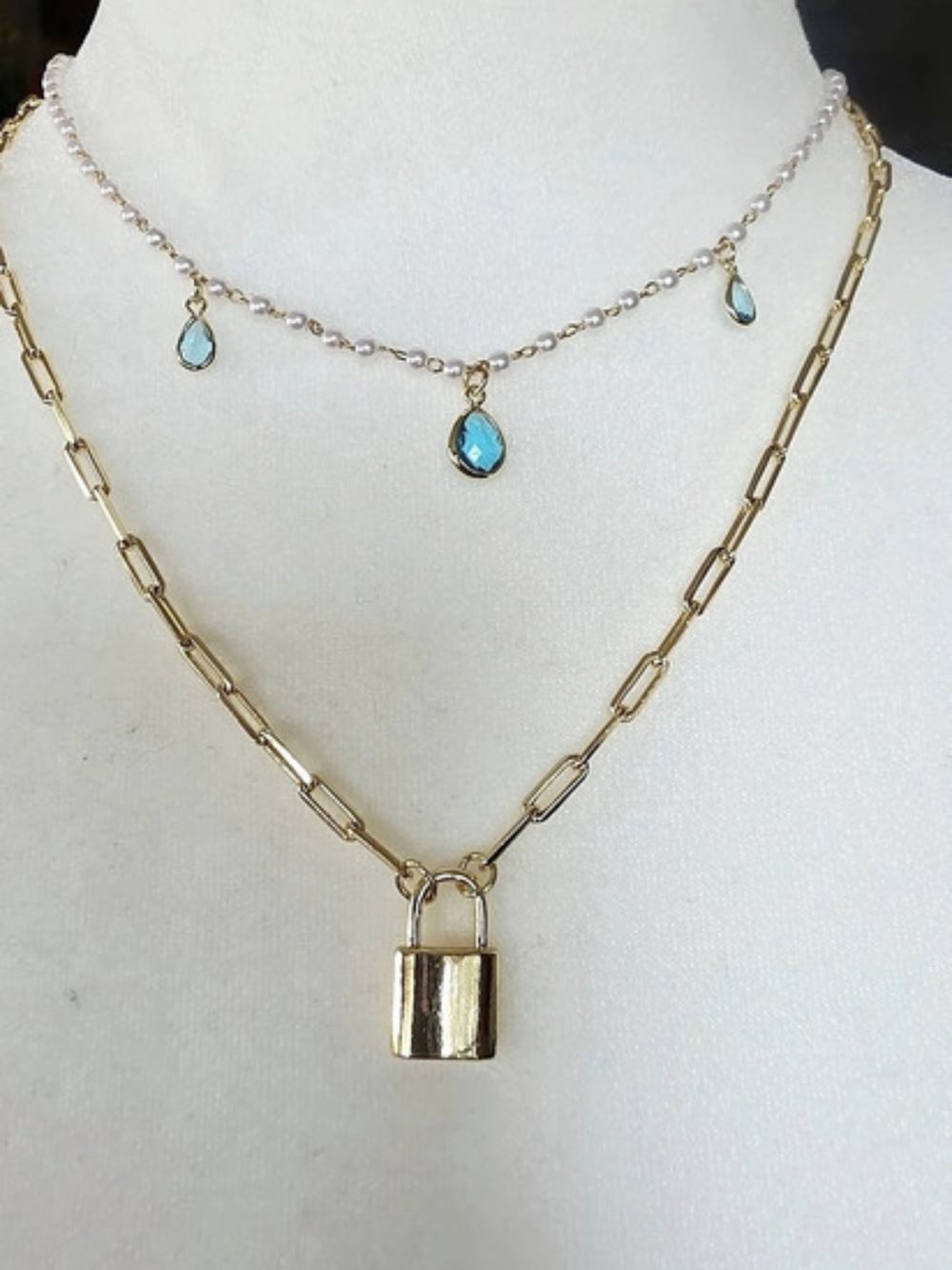 Cadena Doble Oro Laminado 14k